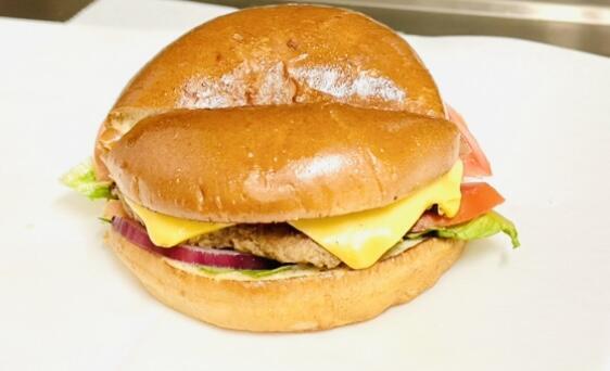 Grill Chicken Burger -Fries Combo w Drinks